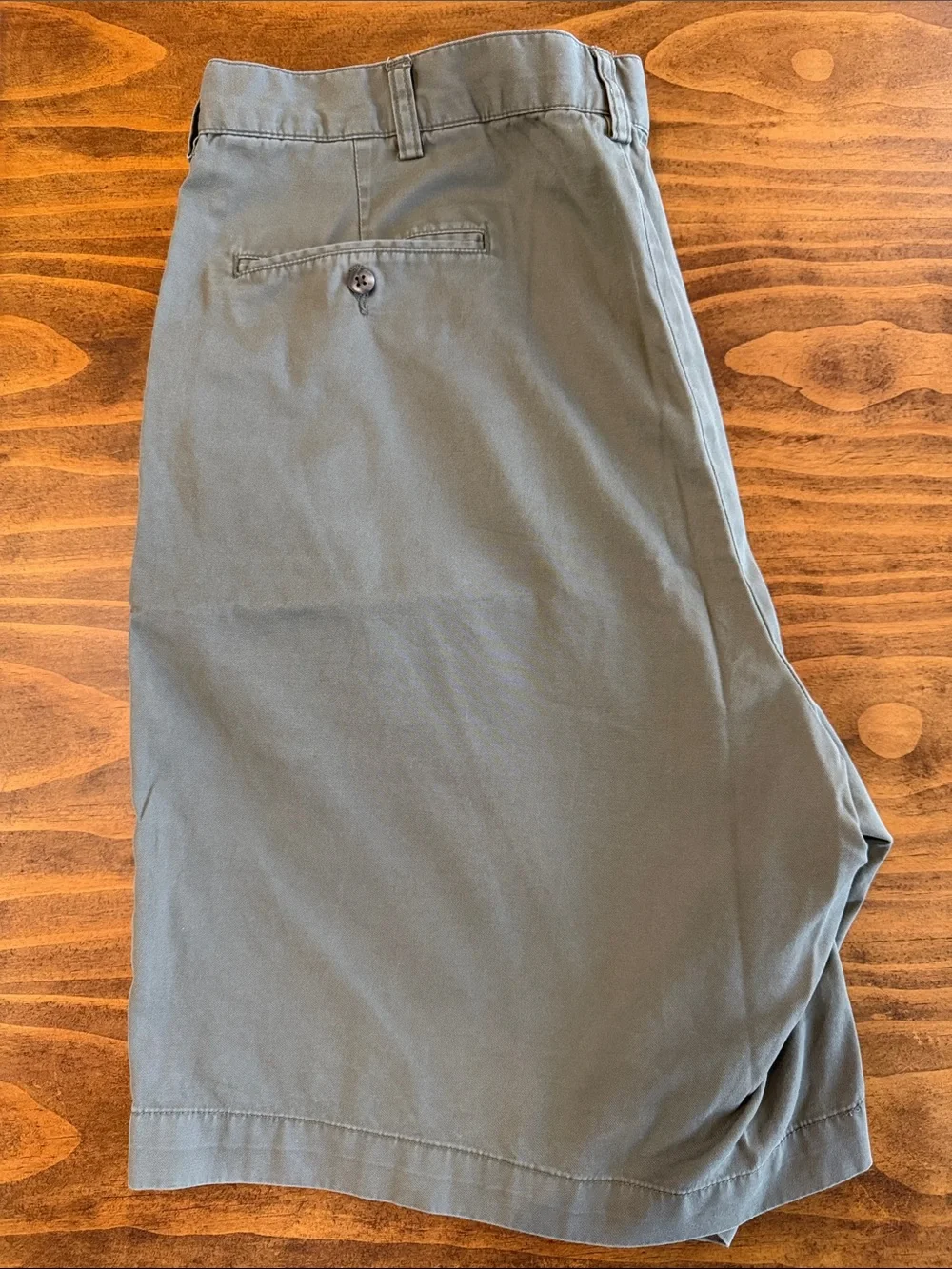 Men’s Ralph Lauren Polo Olive Pleated Front Cotton Shorts Size 38